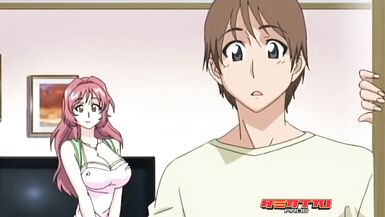 Hentai Pros - Милфы Mai и Kozue делят большой член Tsutomus, чтобы ему не пришлось выбирать между ними - 10 image