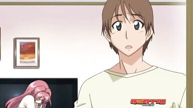 Hentai Pros - Милфы Mai и Kozue делят большой член Tsutomus, чтобы ему не пришлось выбирать между ними - 11 image