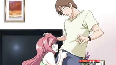 Hentai Pros - Милфы Mai и Kozue делят большой член Tsutomus, чтобы ему не пришлось выбирать между ними - 12 image