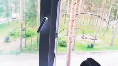 Schoolgirl Fucked by the Window with a Facial - 6 image