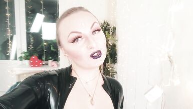 Latex Catsuit Tease, Phone Selfie Video. Rubber Fetish