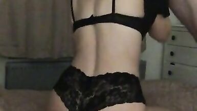 HUGE BUBBLE BUTT BLOWJOB BENT OVER FRENCH KNICKERS SLUT - 15 image