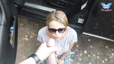 get a prostitute to a public beach and made her suck outdoor - 14 image