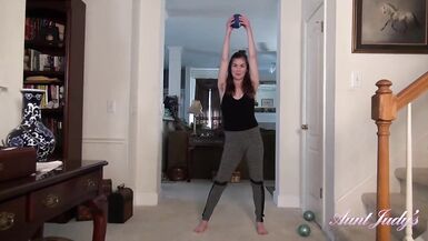 AuntJudys - Doing Yoga with 42yr-old MILF Isabella (Virtual POV) - 1 image