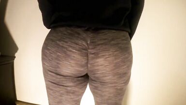 Mom Has A Wedgie In Her Giant Ass While it Bounces - 1 image