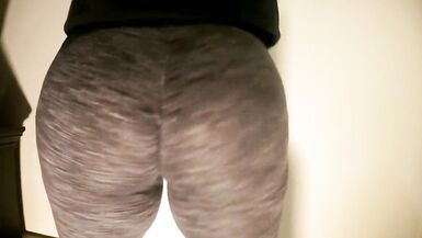 Mom Has A Wedgie In Her Giant Ass While it Bounces - 2 image