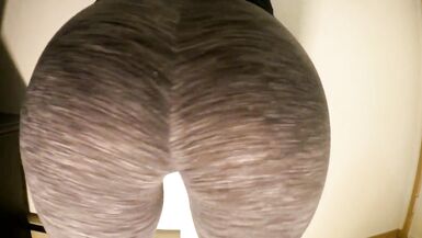 Mom Has A Wedgie In Her Giant Ass While it Bounces - 3 image
