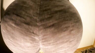 Mom Has A Wedgie In Her Giant Ass While it Bounces - 4 image