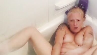 Gemini Baby Plays in Bubble Bath - 3 image
