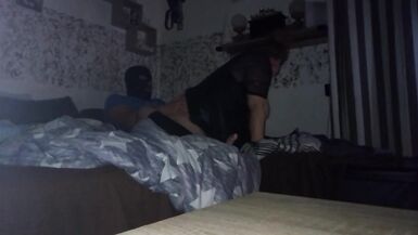 Meine Bdsm Sklavin Michelle am Kopf geil fixiert und gefickt