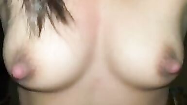 Asian MILF Rides White Cock and Gets Shot of Cum across her Body - 1 image