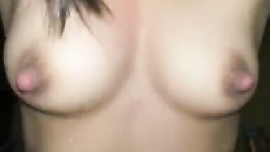 Asian MILF Rides White Cock and Gets Shot of Cum across her Body