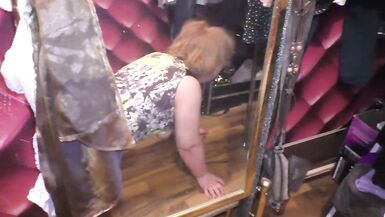 The Stepmother Sat on her Knees and Gave a Blowjob to her Son, then had Sex - 3 image