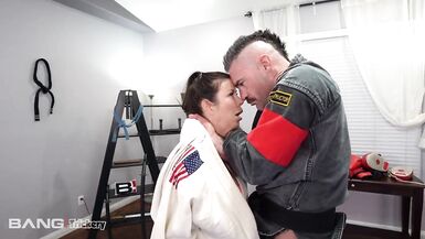 Trickery - Busty MILF Fucks Her Judo Instructor - 1 image