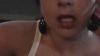 Slut Wife Sucks Cock, Talks Dirty, and Gets Facial! Loves Rough BJ Cumshot! - 3 image