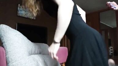 Girl in stockings gets her pussy plowed