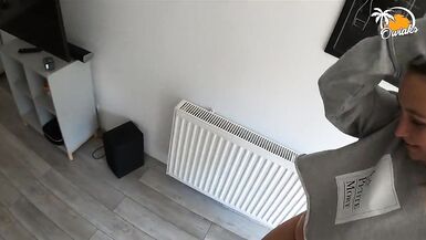 The Blonde is Giving the Gardener a Blowjob during Work - 2 image