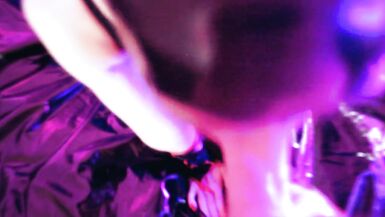 Eva Latex Suck Big Dick POV MILF Mature Leather Gonzo Fetish Boots Kink Homemade Hot Mask Goddess - 5 image