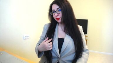 Hot Office Worker Suck Big Dildo and make Tittsjob with Huge - 1 image