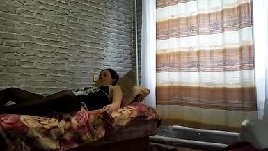 Russian Wife Dressed as a Housemaid