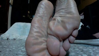 I Show you my Soft Feet while I Watch TV! Enjoy It!! - 5 image