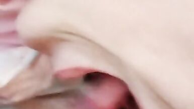 Macro - very Close-up Blowjob - 4 image