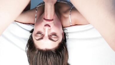 Up-side down Blow Job & Cum in Face - 2 image