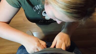 Stupid Slut Cum in Mouth - 1 image