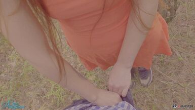 Cun In My Pantyhose After Intensive Rubbing - 1 image