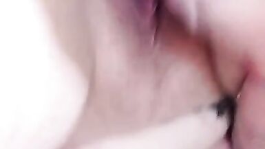 Slutty MILF Playing with her Pink Pussy, Wet and very Creamy and Dreamy - 5 image