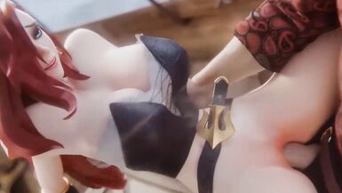 3D Hentai Compilation: Lux miss Fortune League of Legend Uncensored Animation - 5 image