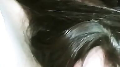 Close up Cock Sucking his POV