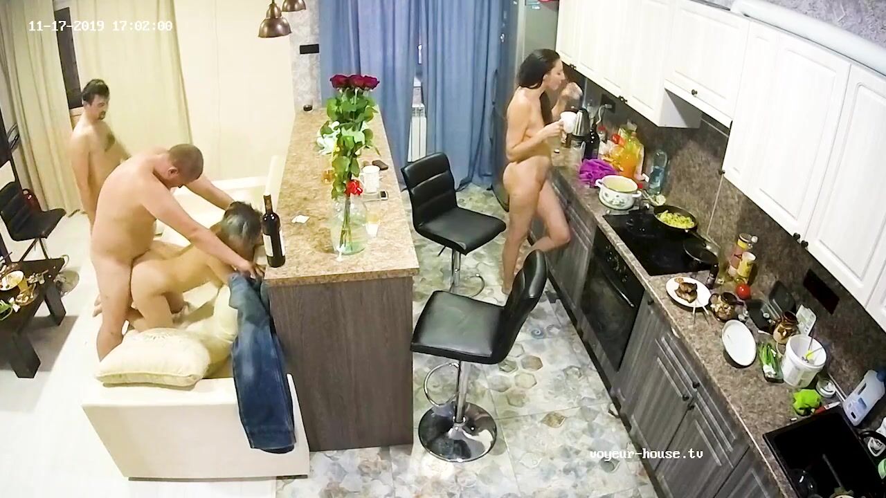 Amateur Adult Swingers on Apartment Hidden Cam pic image