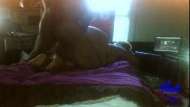 Thot in Texas - Threesome Creampie Ebony Big Ass Unicorn BBW加入Ebony Couple - 1 image