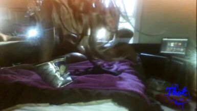 Thot in Texas - Threesome Creampie Ebony Big Ass Unicorn BBW加入Ebony Couple - 2 image
