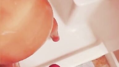 Interrupted in the Shower so we can be Dirty Together! POV - 2 image
