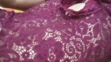 Latin Woman Masturbating with her new Dildo - 2 image