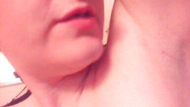 Student shows you her shaved armpits and her hairy pussy - 5 image