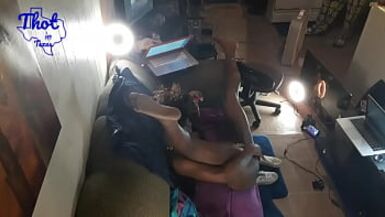 Thot in Texas - Sexy little Addict Getting Plenty of African American Man Dick Begs For Dick Needs Dick Wants To Fuck - 1 image