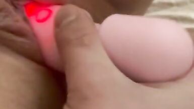 Girlfriend Fucking herself with the back end of a Vibrator - 4 image