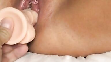 Hot Wife Masterbation for her Boy Toy - 5 image