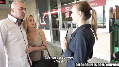Group Anal for Money with a Busty MILF - 1 image