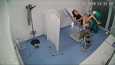 Gynecologist Examines the Patient's Vagina using a Monitor. - 3 image