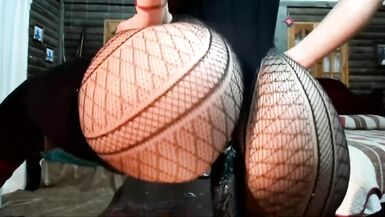 PERFECT ASS TEEN IN SEXY LINGERIE RIDING BIG BLACK DILDO DANISH