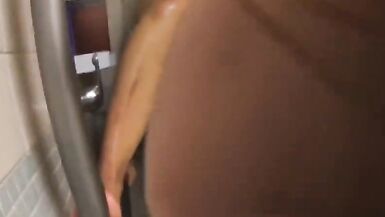 Real Korean School Teacher Sneaks away for Shower Fuck @ the Gym - 9 image