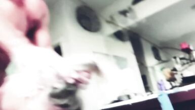 When I Catch Inexperienced Guy Jerking off in my Room and i help him Cum! - 6 image