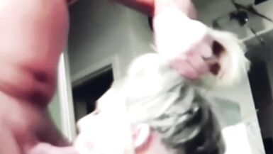 When I Catch Inexperienced Guy Jerking off in my Room and i help him Cum! - 7 image