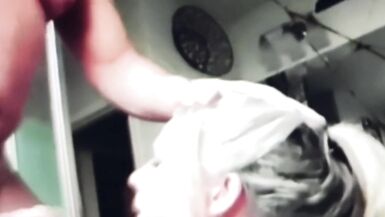 When I Catch Inexperienced Guy Jerking off in my Room and i help him Cum! - 8 image