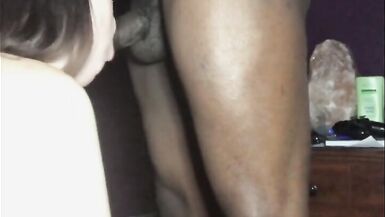 BBW Allstar getting Throatfucked by a Black Cock - 14 image
