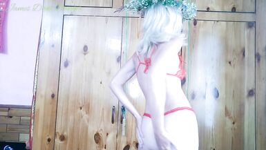 Submissive Blonde getting up in the Arms of Master and Kissing HD - 2 image